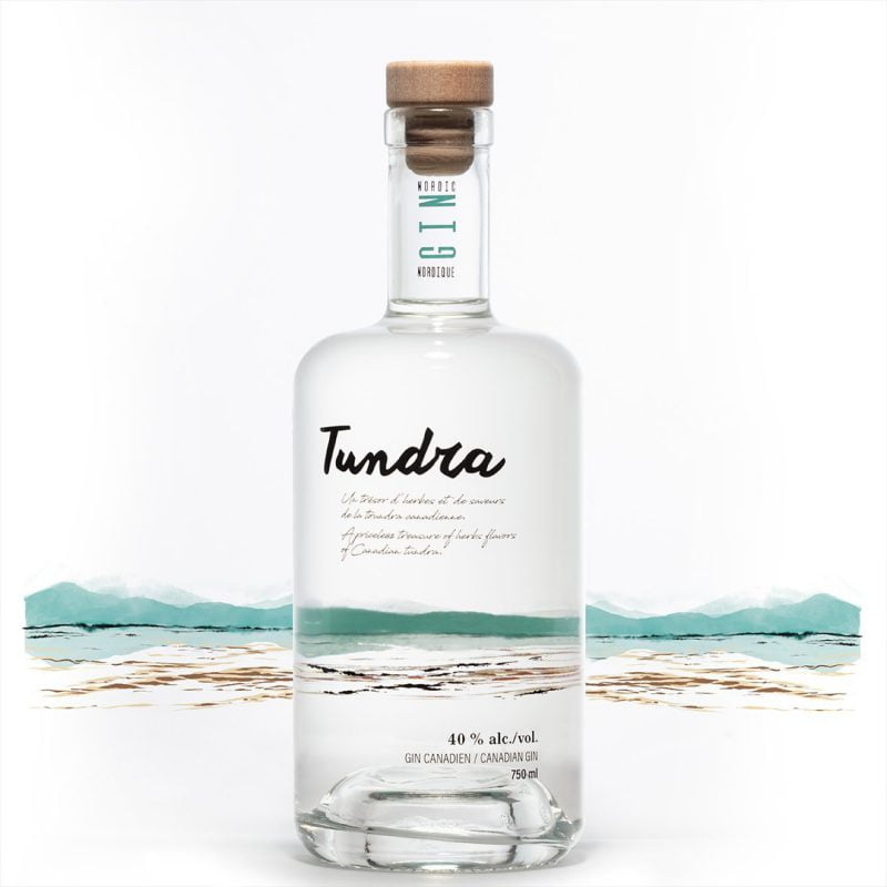 TUNDRA GIN<br>Packaging Label Design