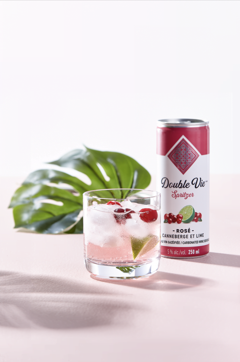 DOUBLE VIE SPRITZER <br> Can Packaging Design