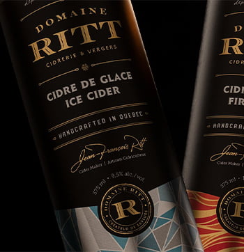 Domaine Ritt high-end cider featured on WORLD BRAND DESIGN SOCIETY