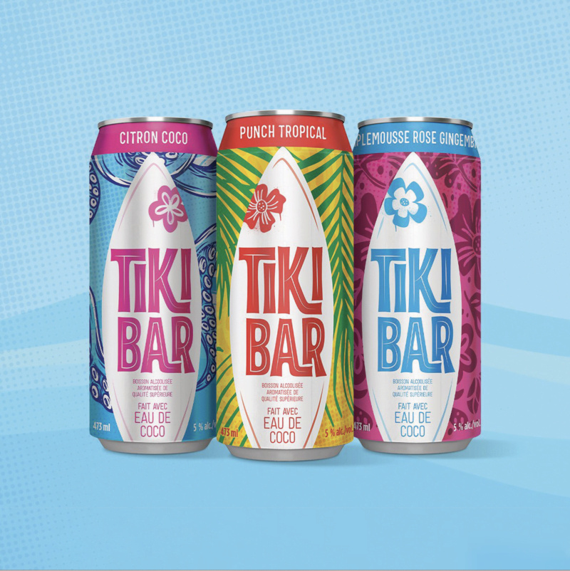 TIKI BAR COCKTAIL <br> Brand & Packaging Design