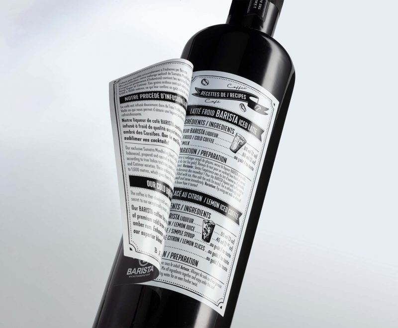 Barista Spirit packaging – Design d’étiquette de spiritueux -BRAND & DESIGN