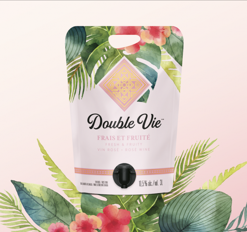 DOUBLE VIE – POUCH<br>Packaging Label Design