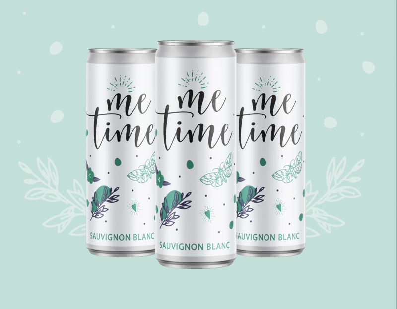 ME TIME – CANS<br>Packaging Label Design