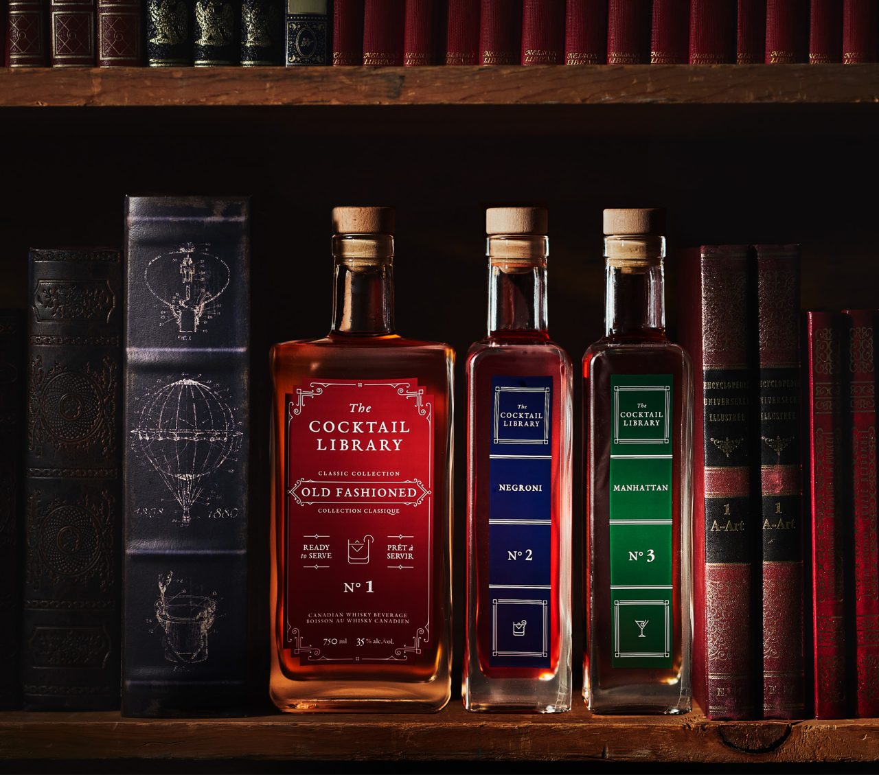 The Cocktail Library Packaging