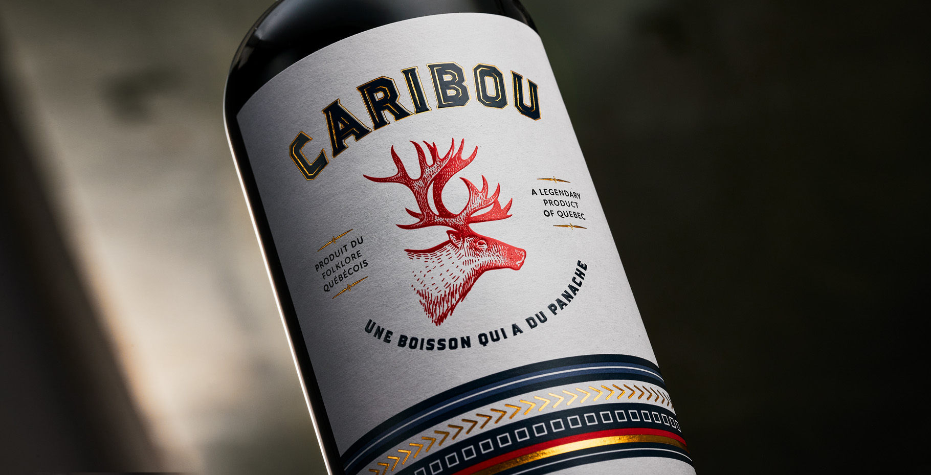 Caribou Revamp packaging label design 