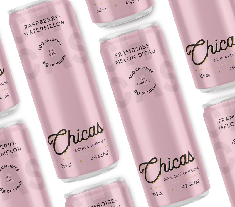 Packaging Chicas<br>Tequila RTD